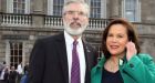 Sinn Féin leader Gerry Adams shifted deputy leader Mary Lou McDonald from public expenditure and reform. Photograph: The Irish Times