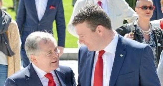 Brendan Howlin is being pressed by colleagues to step forward for the leadership while Alan Kelly is keen to succeed to the position. Photograph: Barbara Lindberg