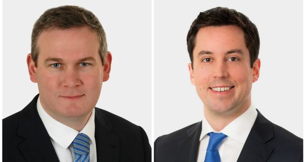 Fine Gael TDs Seán Kyne and Eoghan Murphy were among those named new Ministers of State. Photographs: Fine Gael