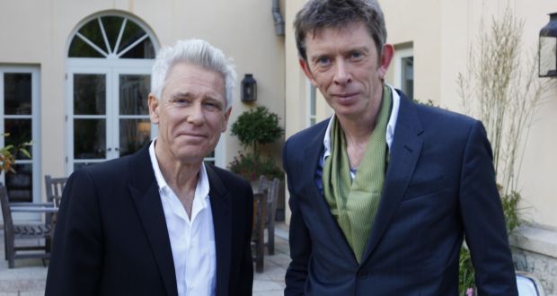 Arts critic  and musician Adam Clayton with arts critic and musician John Kelly 