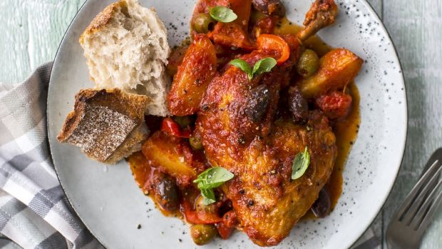 chicken cacciatore oven