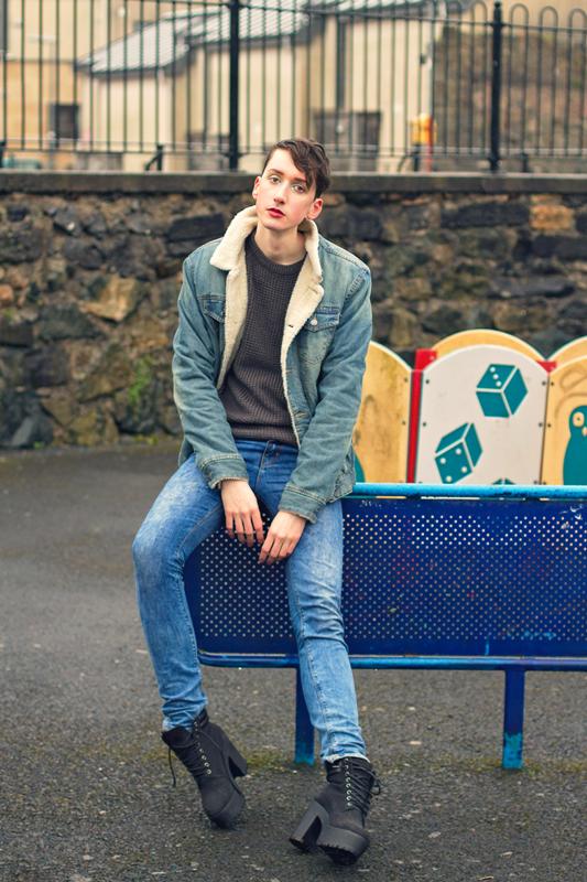 Ireland’s first androgynous model: ‘Defiance boils up within me’