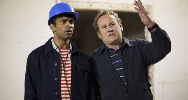 Nikesh Patel and Colm Meaney in ‘Halal Daddy’