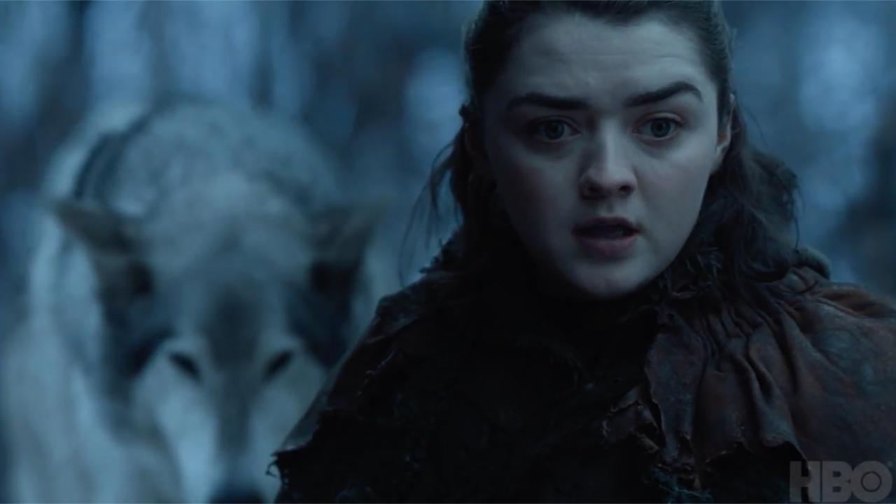 Game Of Thrones Season 7 Episode 2 Clip Arya And Nymeria