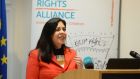 Tanya Ward, chief executive of Children’s Rights Alliance: criticised proposed cuts. Photograph: Cyril Byrne 