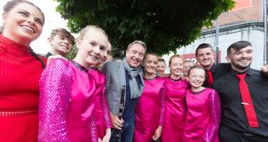 ennis fleadh flatley michael kickstarts week long cheoil dancers opening members sunday ward eamon photograph