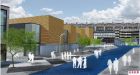Architects’ illustration of the proposed handball centre development at Croke Park.