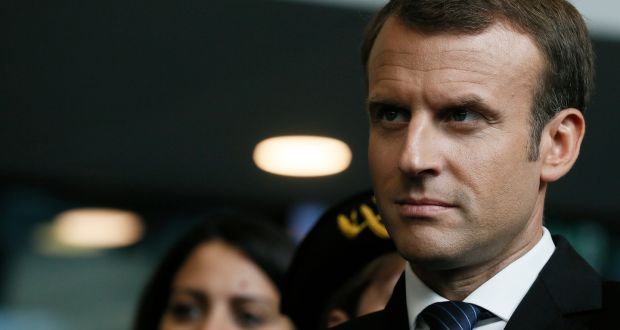 Emmanuel Macron: his reforms seek to impose high social charges on short-term contracts and offer lower charges for permanent jobs. Photograph: Etienne Laurent /EPA