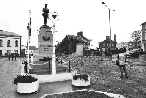 enniskillen bombing irish kavanagh matt photograph scene remembering following times marking unveiled ira memorial 1987 atrocity november after