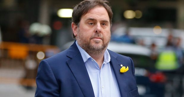 Deposed Catalan vice-president Oriol Junqueras is among several politicians  awaiting trial for promoting secession via an outlawed referendum and an October 27th unilateral Catalan declaration of independence. File photograph: Paul White/AP Photo