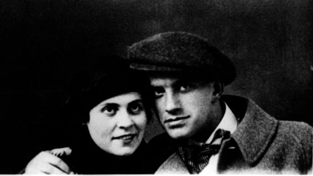 Vladimir Mayakovsky and his on-off lover Lily Brik