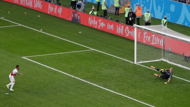 Poulsen And Denmark Make Peru Pay For Missed Penalty