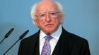 As the incumbent, President Michael D. Higgins can nominate himself for a second term. Photograph: Toms Kalnins/EPA