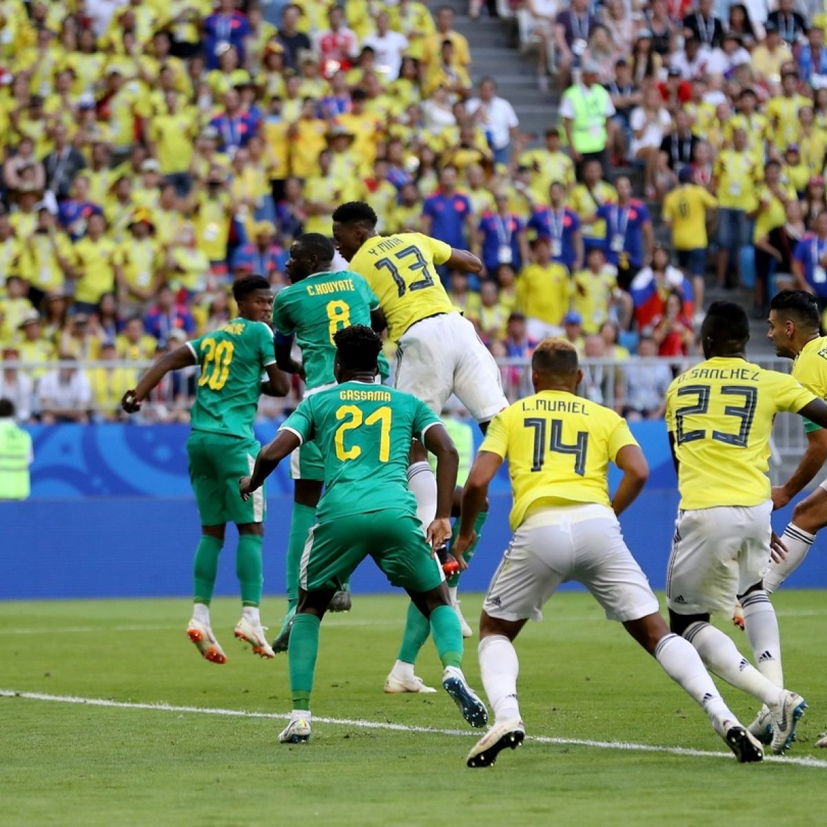 Mina Sends Colombia Through As Senegal Fall Foul Of Fair Play