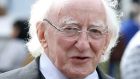 President Michael D Higgins has confirmed he is to offer himself for a second seven-year term in Áras an Uachtaráin. Photograph:   Brian Lawless/PA Wire