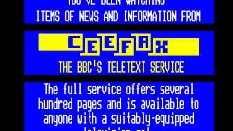 since when does the video teletext exist