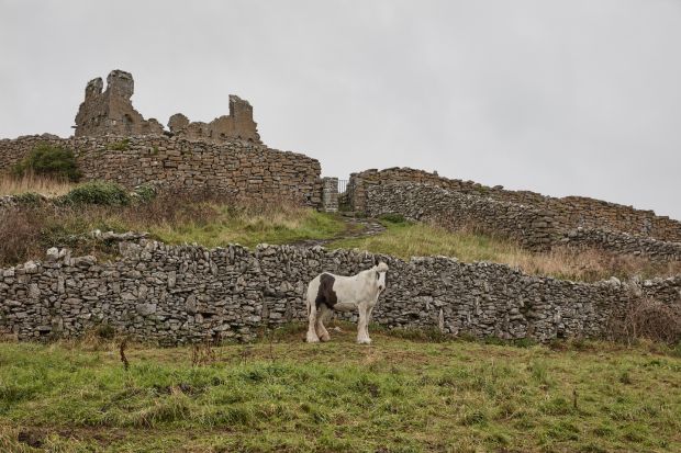 Aran Islands: the ruins of O’Brien’s Castle, on Inisheer. Photograph: Andy Haslam/New York Times