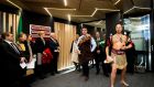 A traditional Maori  blessing was held to mark the opening of the New Zealand embassy in Dublin. Photograph: Tom Honan/The Irish Times.