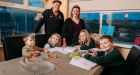 Veronica Fegan-Smith, her husband Tom and their children Griffin, Fiona, Erin and Kieran moved from New York to rural Clare last year. Photograph: Eamon Ward