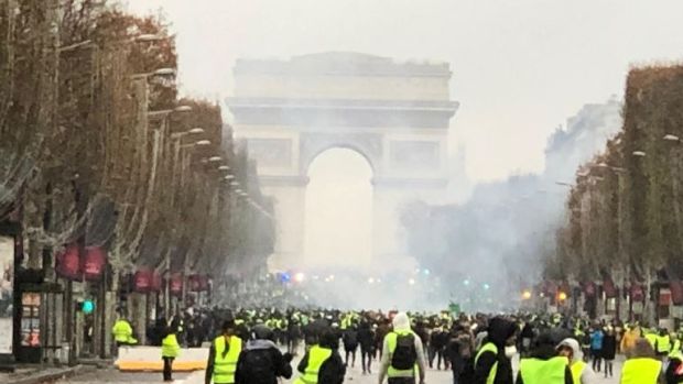 Paris Protest We Dont Hate Rich People Its The