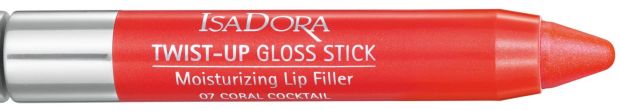 IsaDora Twist Up Gloss in Coral Cocktail: €12.95 from stockists nationwide