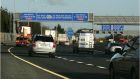 Transport Infrastructure Ireland wants tolls at each M50 junction instead of the current single toll that only one quarter of vehicles using the route will pass. Photograph:  Dara Mac Dónaill 