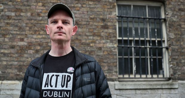 Noel Donnellon, from ACT UP Dublin, says new HIV diagnoses rates in Ireland have reached crisis point. Photograph: Brian Lawless/PA Wire