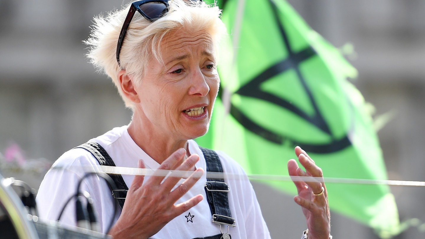 Emma Thompson Rallies Climate Change Activists During London Protest