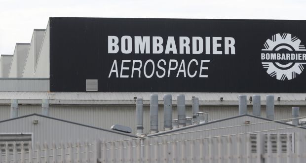 For Sale: The Bombardier plant in Belfast. Photograph: PA Wire