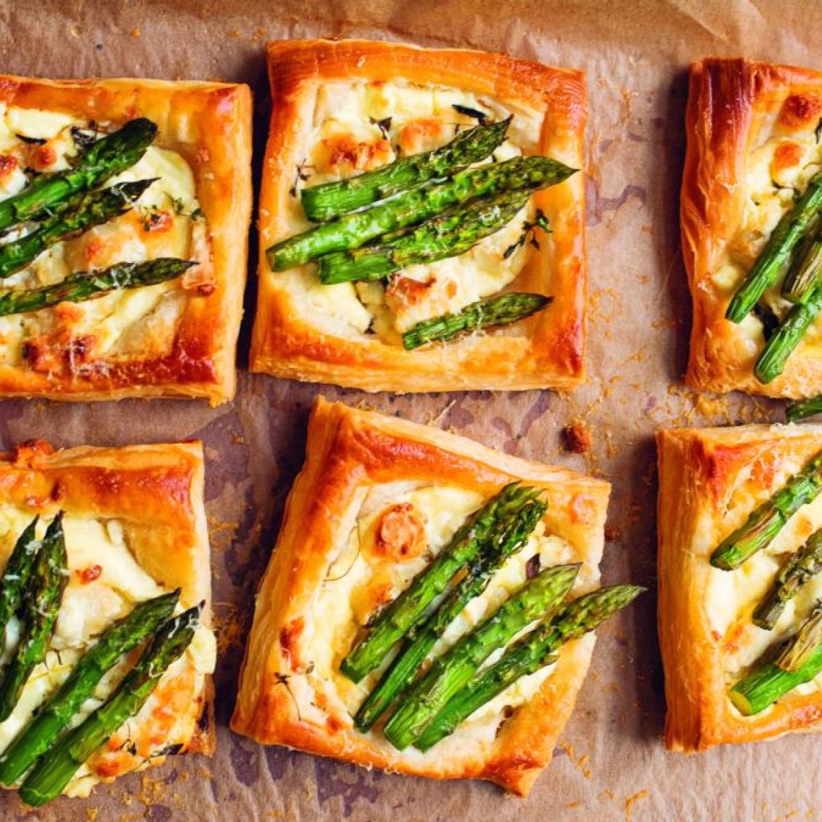 Nigel Slater S Asparagus Puff Pastry Tarts