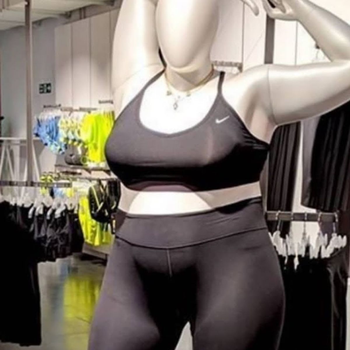 Even Nike's size-16 mannequin isn't safe from fat-shamers
