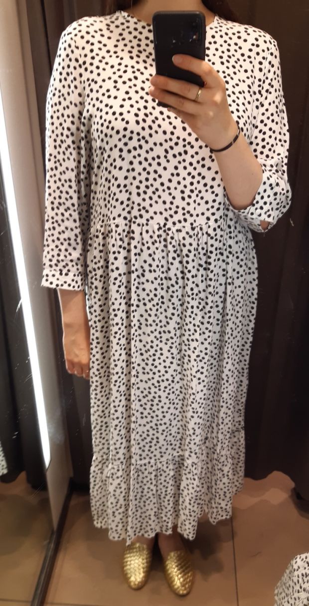 Zara polka-dot dress such a hit 
