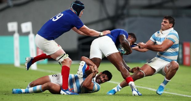 Rugby World Cup France Scrape Over The Line Against Argentina