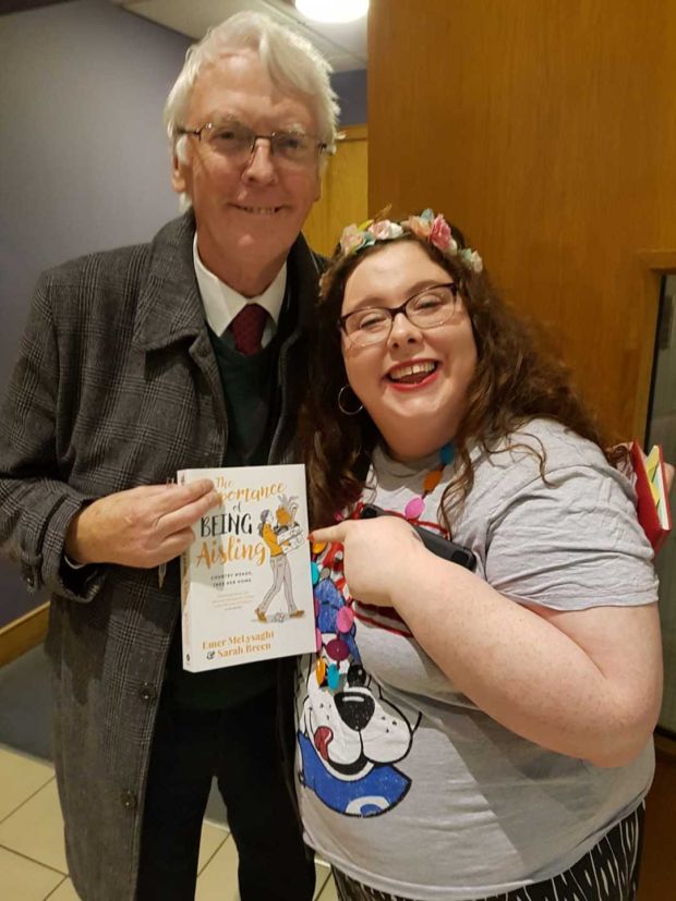 Cllr Charlie O’Connor and comedian Alison Spittle, who will chat with Irish authors about the world of the internet