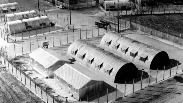  Long Kesh internment camp. Photograph: PA