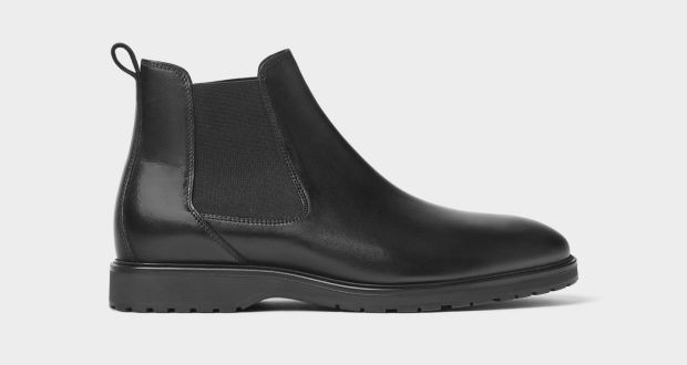 zara leather boots men