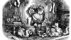 The Coming of Santa Claus by Thomas Nast. Illustration: iStock