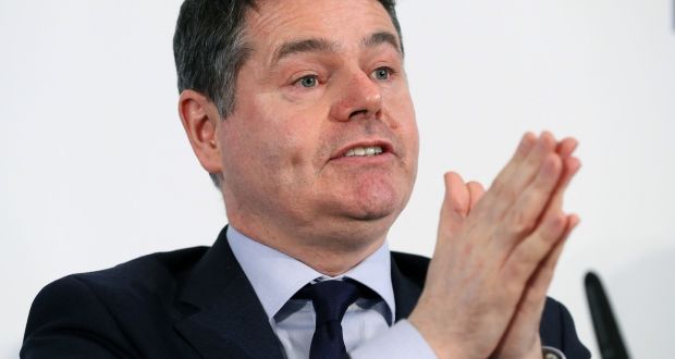 Minister for Finance Paschal Donohoe has defended comments made by EU commissioner Phil Hogan. Photograph: Brian Lawless/PA Wire
