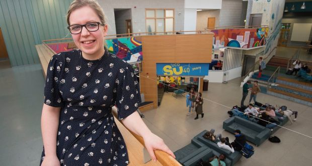 Joanna Siewierska, president of the UCD Student Union. Photograph: Dave Meehan/The Irish Times