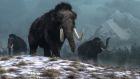 During the last ice age a tundra environment stretched from what is now France to Canada and south to China. This huge habitat included mammoths, woolly rhinoceroses, bison, reindeer, horses, elk and predators including cave lions and wolves