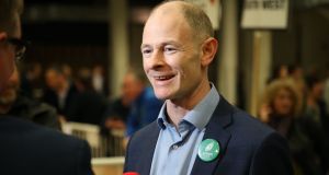 Ossian Smyth of the Green Party: ‘I hope I would have been elected without a green wave.’  Photograph: Nick Bradshaw/The Irish Times