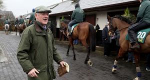 mullins willie his cheltenham yard manoeuvring forces position into battalion readying trainer wednesday during visit he lawless horses brian wire