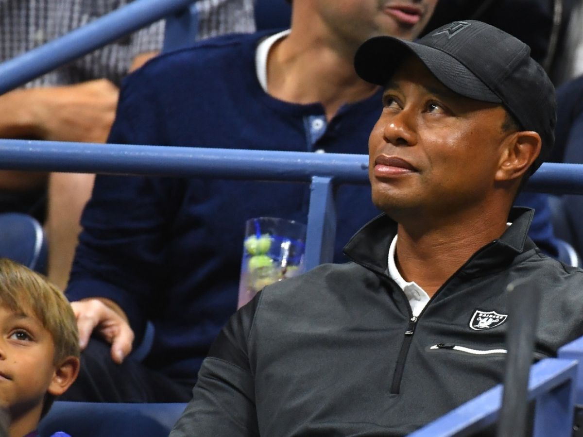 No Masters So Tiger Woods Battles Son Charlie For Green Jacket