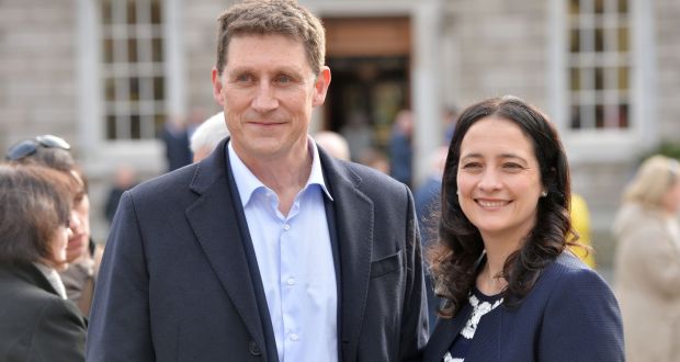  Green Party leader Eamon Ryan and deputy leader Catherine Martin: some in the party feel the timing of leadership challenge is not ideal. Photograph: Alan Betson / The Irish Times