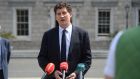 Green Party leader Eamon Ryan repeated the racial slur while  highlighting the problem of racism. Photograph: Dara Mac Dónaill / The Irish Times