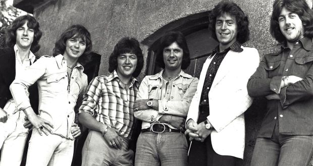 The Miami Showband (from left): Tony Geraghty, Fran O'Toole, Ray Millar, Des McAlea (Des Lee), Brain McCory and Stephen Travers. Photograph courtsey of Stephen Travers