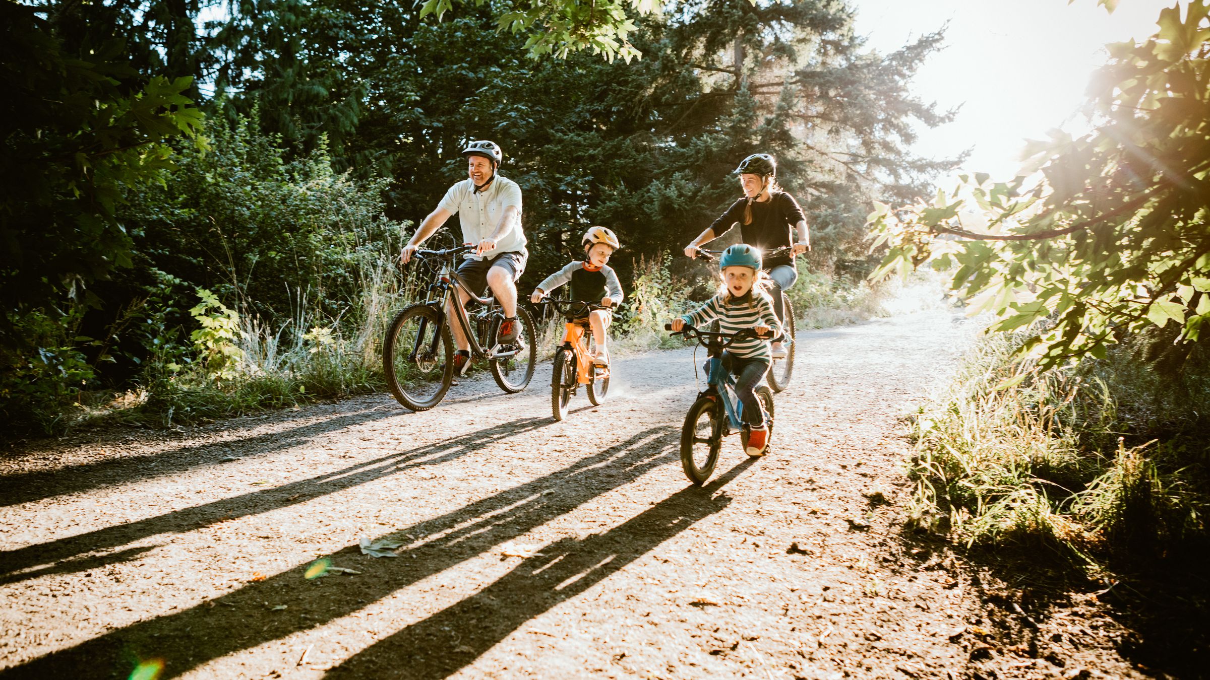 family cycling near me