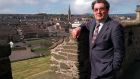 John Hume on the Walls of Derry, spring 1998. Photograph: Pacemaker