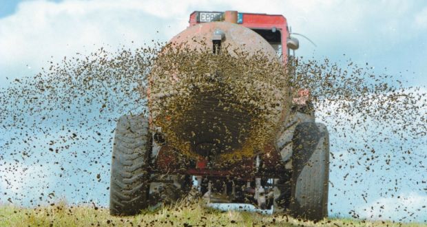 Ammonia gas – a nitrogen-based compound – is released during slurry spreading