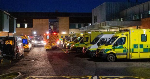 Covid 19 Queues Of Ambulances At Antrim Hospital As North S Health Service Comes Under Pressure